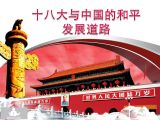 十八大与中国的和平发展道路