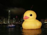 维多利亚港大黄鸭“满血复活”