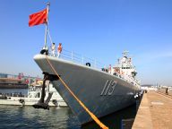 我海军舰艇编队出访美国、澳大利亚、新西兰三国