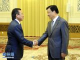 刘云山会见墨西哥革命制度党代表团