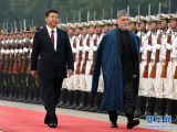 习近平同卡尔扎伊举行会谈