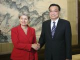 李克强会见联合国教科文组织总干事博科娃