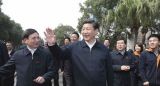 习近平“现身”中南大学 大学生欢呼雀跃