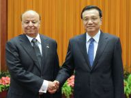 李克强会见也门总统哈迪