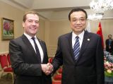 李克强会见俄罗斯总理梅德韦杰夫
