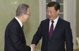 习近平会见联合国秘书长潘基文