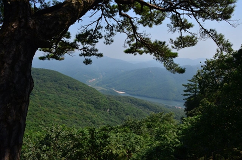 在王城中，五女山山城是中国古代东北地区少数民族高句丽创建的第一个都城