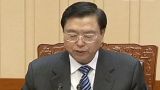 十二届全国人大常委会第八次会议在京举行 张德江主持会议