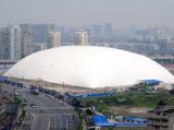 杭州现2万平米“帐篷” 覆盖重污染土壤
