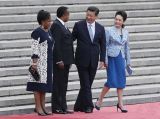 习近平欢迎刚果共和国总统萨苏访华