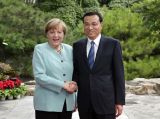 李克强会见德国总理默克尔