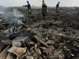 直击马航MH17客机坠毁现场 