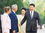 习近平同乌兹别克斯坦总统会谈