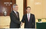 张高丽会见出席第十一届中国-东盟博览会的东盟国家领导人
