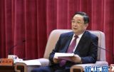俞正声参观中华人民共和国国旗国歌国徽诞生珍贵档案展和庆祝人民政协成立65周年美术书法作品展 