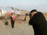 金正恩指导朝空军女歼击机飞行员训练