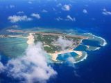 航拍中国南海岛屿所建机场