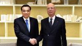 李克强会见世界经济论坛主席施瓦布