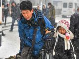 风雪归乡路