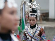 广西侗族未婚少女的坡会