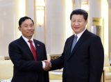 习近平会见缅甸巩发党主席吴瑞曼