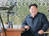 金正恩观看高射炮兵射击比赛