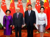 习近平举行仪式欢迎新加坡总统陈庆炎访华