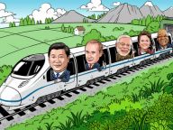 历次金砖国家领导人会晤合影