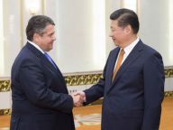 习近平会见德国社民党主席、副总理加布里尔