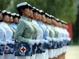 【阅兵场】唯一的女兵方队