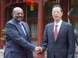 张高丽会见苏丹总统巴希尔