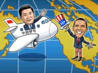 五张漫画看“习近平访美”