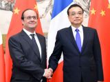 李克强会见法国总统奥朗德