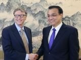 李克强会见比尔·盖茨