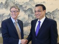 李克强会见比尔·盖茨