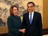 李克强会见佩洛西率领的美国国会众议院代表团