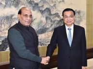 李克强会见印度内政部长辛格