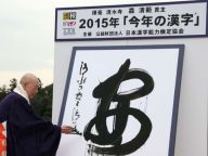 “安”字当选日本年度汉字
