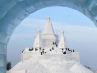雪博会打造世界最高雪塑建筑