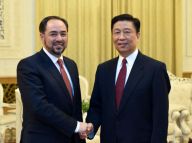 李源潮会见阿富汗外长拉巴尼