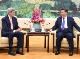 习近平会见美国国务卿克里：坚持不冲突不对抗