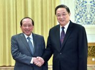 俞正声会见柬埔寨副首相贺南洪