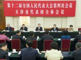 张高丽参加天津代表团审议