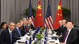 习近平会见美国总统奥巴马
