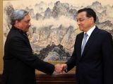 李克强会见印度国防部长帕里卡尔