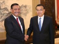 李克强会见印尼客人