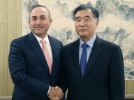 汪洋会见土耳其外长恰武什奥卢