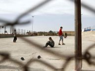 逃离“伊斯兰国”的叙利亚儿童