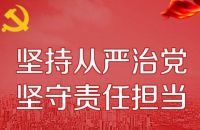 全面从严治党新理念新要求新举措