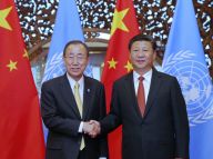习近平会见联合国秘书长潘基文